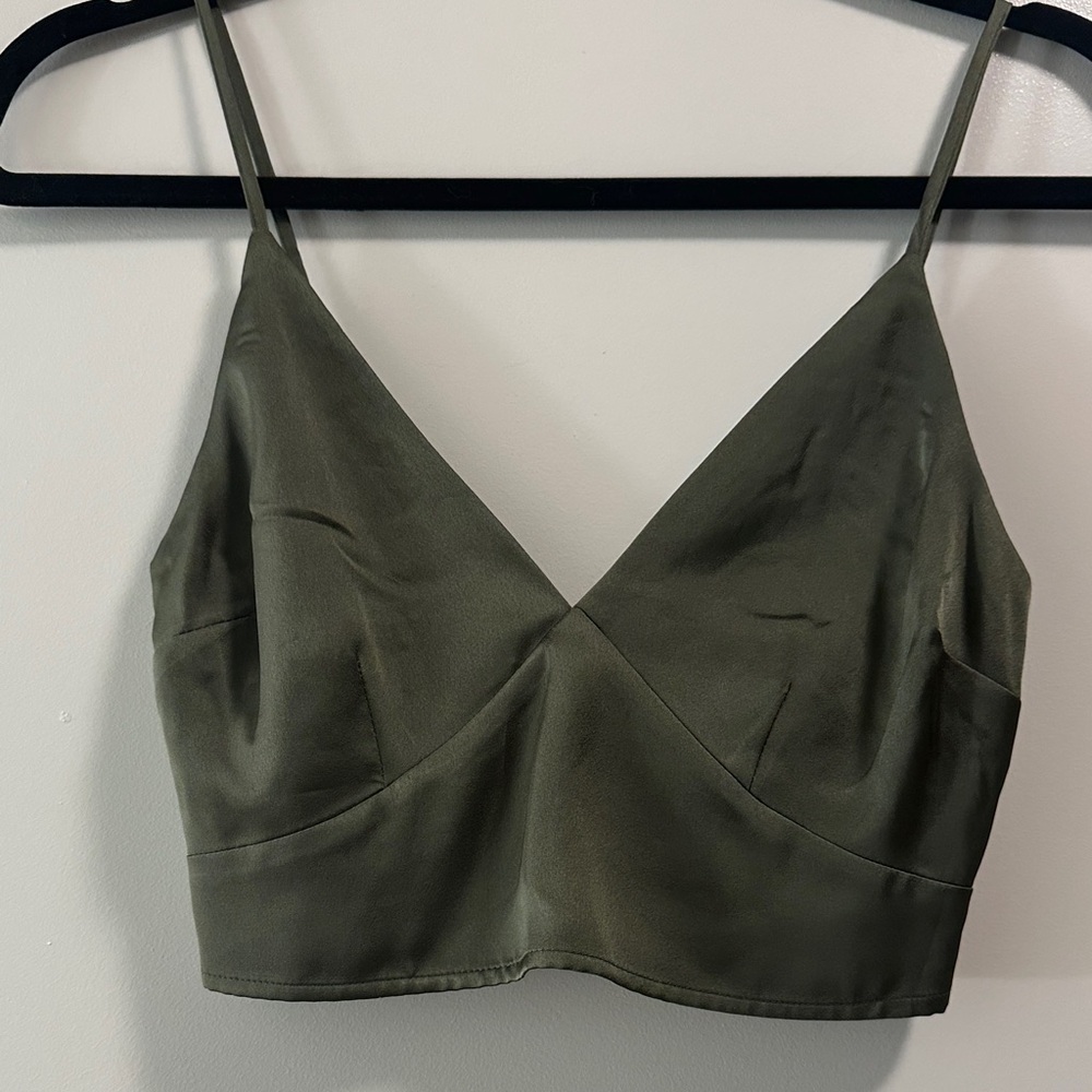 Abercrombie & Fitch Olive Green Bralette